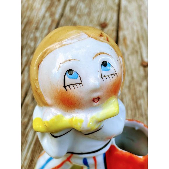 Vintage Pied Piper Hand Painted small vase - Picture 4 of 11